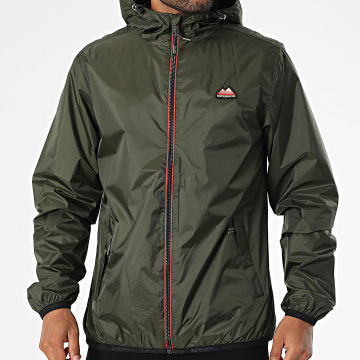 Superdry - Coupe-Vent Capuche Zippé Essential Tri Windbreaker M5012248A Vert Kaki