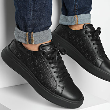Calvin Klein - Baskets Chunky Low Top Lace Up Mono 1970 Triple Black