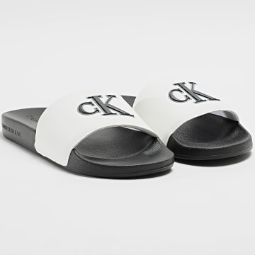 Calvin Klein - Steppschuhe Slide Jelly Mono 1281 Bright White Black
