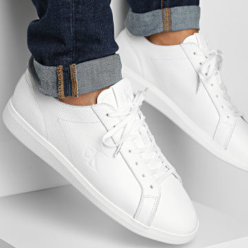 Calvin Klein - Baskets Low Profile Cupsole 1331 Bright White Creamy White Parsnip
