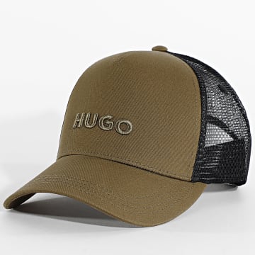 HUGO - Casquette Trucker Marsel 50535942 Vert Kaki Noir