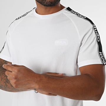 HUGO - Tee Shirt Liam 50540912 Blanc Noir