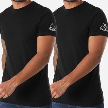 Kappa - Lote de 2 camisetas 39491036 Negro