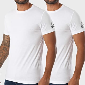 Kappa - Lote de 2 camisetas 39490936 Blanco