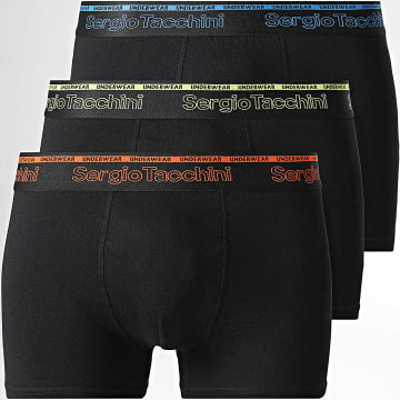 Sergio Tacchini - Lot De 3 Boxers 92893530 Noir