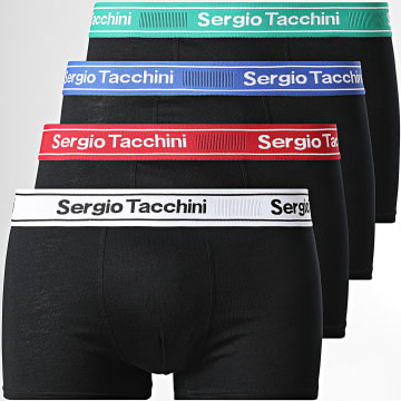 Sergio Tacchini - Lot De 4 Boxers 97891690 Noir