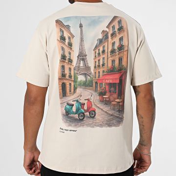 ADJ - Oversized T-shirt Parisien 525 Beige