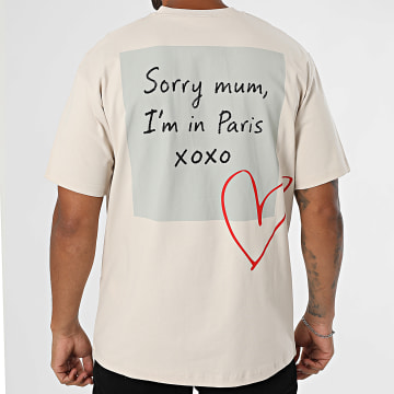 ADJ - Camiseta oversize Excuse 325 Beige