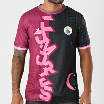 DKALI - Maillot De Foot Comores Noir Violet Rose