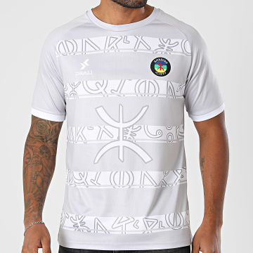 DKALI - Maillot De Foot Amazigh Gris Blanc