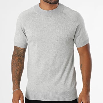 Frilivin - Camiseta de malla 100 Heather Grey