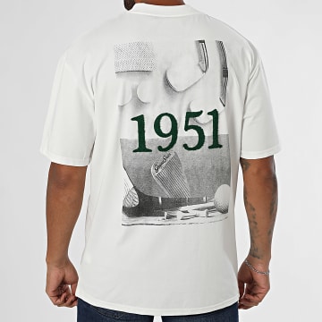 MTX - Tee Shirt Oversize 556 Blanc Gris Vert