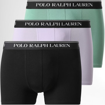 Polo Ralph Lauren - 3er-Pack Boxershorts Grün Schwarz Violett