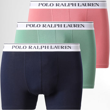 Polo Ralph Lauren - 3er-Pack Boxershorts Pink Grün Marineblau