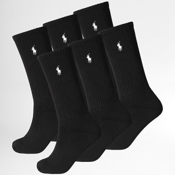 Polo Ralph Lauren - 6 Paar Original Player Socken Schwarz