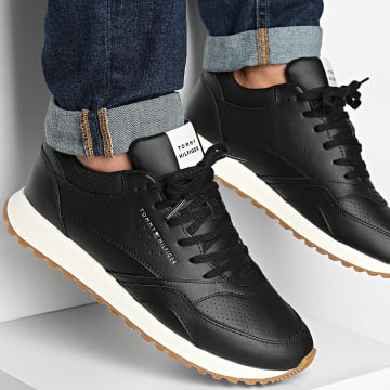 Tommy Hilfiger - New Runner Eva Leather Essential 5512 Sneakers Negro