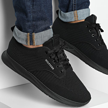 Tommy Hilfiger - Zapatillas Newport 3D Premium Knit 5527 Negro