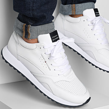 Tommy Hilfiger - New Runner Eva Leather Essential 5512 Zapatillas blancas