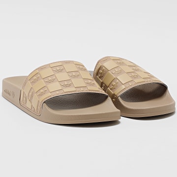 Adidas Originals - Steppschuhe Adilette JR3622 Card Board Golden Beige
