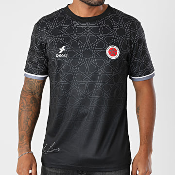 DKALI - Maillot De Foot Maroc Noir Gris Anthracite