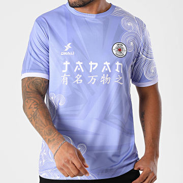 DKALI - Maillot De Foot Japon Violet Blanc