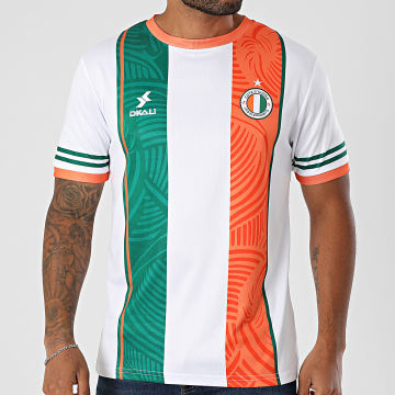DKALI - Maillot De Foot Cote D'Ivoire Blanc Vert Orange