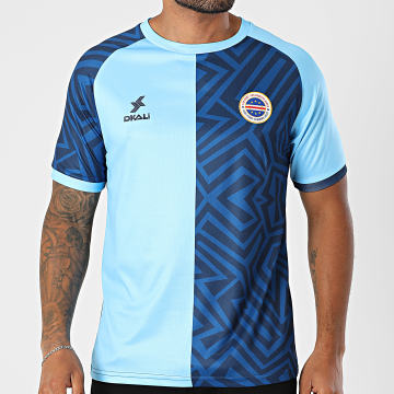 DKALI - Maillot De Foot Cap Vert Bleu Marine Bleu Clair