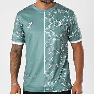 DKALI - Maillot De Foot Algérie Vert Blanc