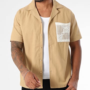 Frilivin - Hemd Kurzarm 215 Camel