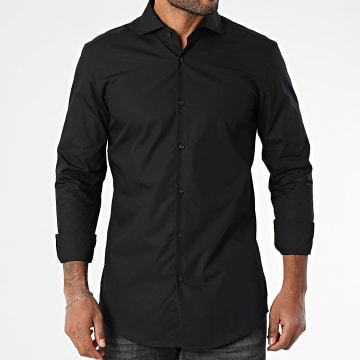HUGO - Chemise Manches Longues Slim Jason 50293691 Noir