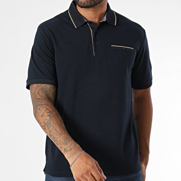 Jack And Jones - Polo Manches Courtes Luhubo Bleu Marine
