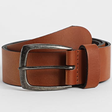 Jack And Jones - Cintura Michael in pelle di cammello