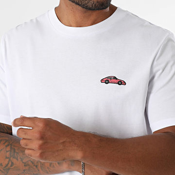 Luxury Lovers - Tee Shirt Oversize Large Bordado Autobahn Blanco