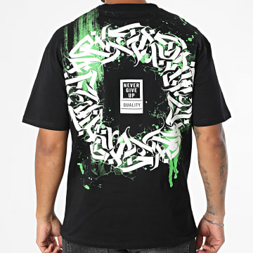 MTX - Tee Shirt Oversize 139 Noir Blanc Vert