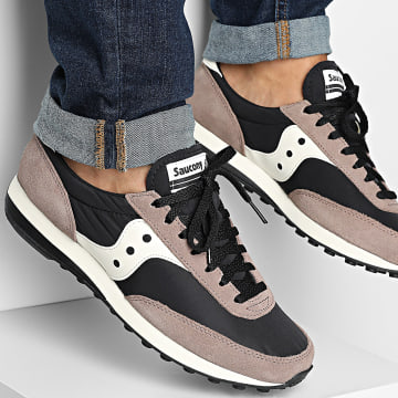 Saucony - Baskets Trainer 80 S70884 Black Tan