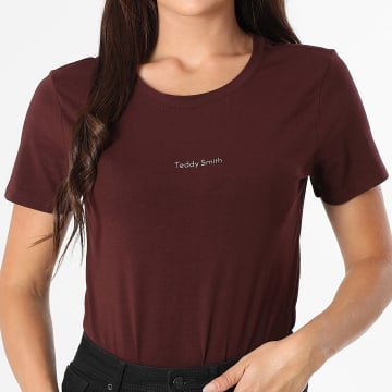 Teddy Smith - Maglietta Ribelle donna 31016576D Bordeaux