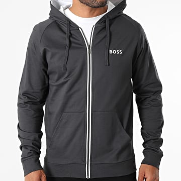 BOSS - Authentic Zipped Hoodie 50545573 Grey Anthracite
