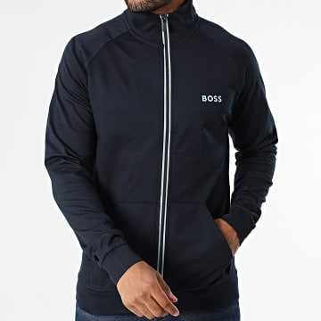 BOSS - Authentic zip-up sweatshirt 50545564 Navy blue
