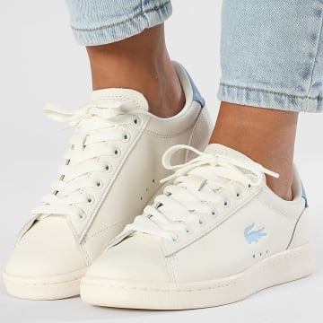 Lacoste - Baskets Femme Carnaby Set 225 Off White Light Blue