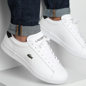Lacoste - Carnaby Set 125 Wit Zwart Sneakers
