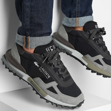 Lacoste - Baskets Elite Active 225 Dark Grey Dark Brown