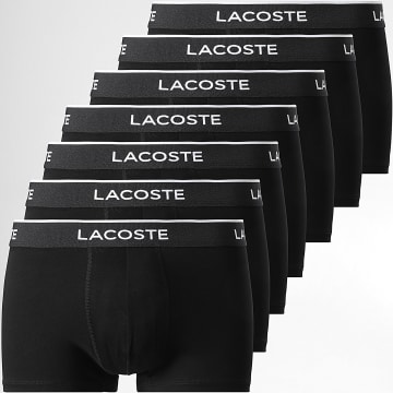 Lacoste - Lot De 7 Boxers Classic Noir