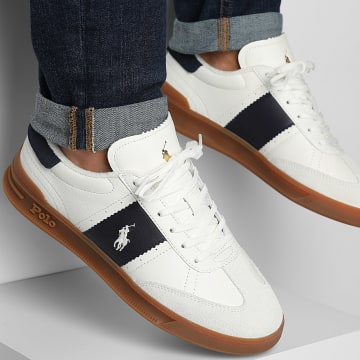 Polo Ralph Lauren - Heritage Sneakers Aera White Navy