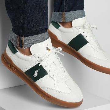 Polo Ralph Lauren - Heritage Sneakers Aera White Forest