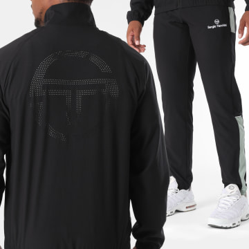 Sergio Tacchini - Chándal Nilo 41192 Negro Verde Claro