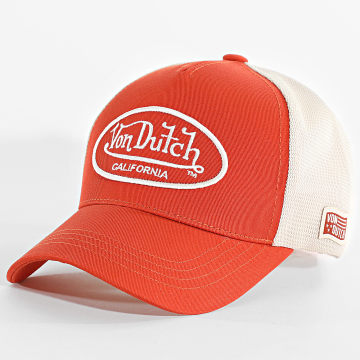 Von Dutch - Trucker Cap Lof Orange Beige