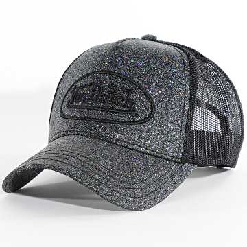Von Dutch - Trucker-Cap Glitter Schwarz