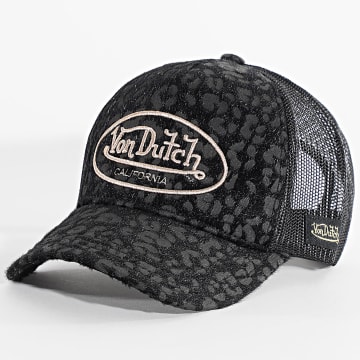 Von Dutch - Trucker-Cap Lett Schwarz Leopard