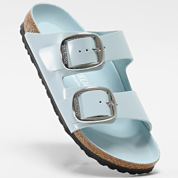BIRKENSTOCK - Sandales Femme Arizona Big Buckle Baby Blue High Shine