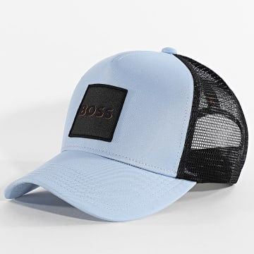 BOSS - Casquette Trucker Elliot 50535622 Bleu Clair Noir